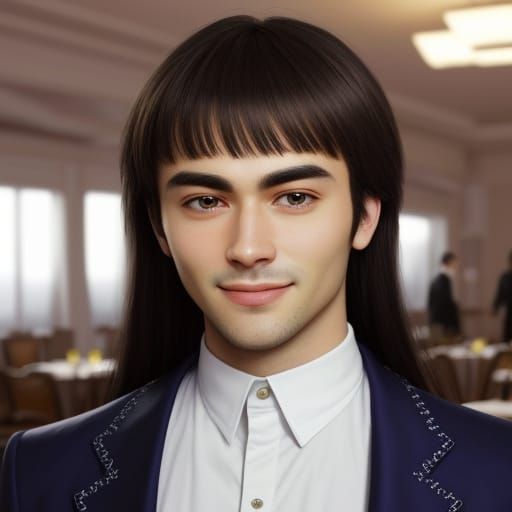 Surreal Portrait of Awkward Social Interaction