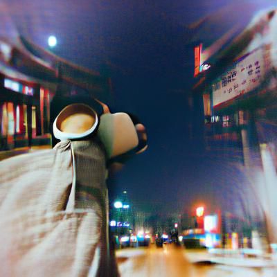 Solitary Figure Reflecting on Injustice at Night