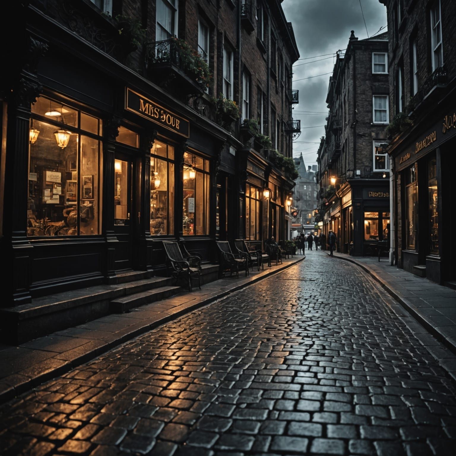 Hyperrealistic Image with Atmospheric and Moody Tone