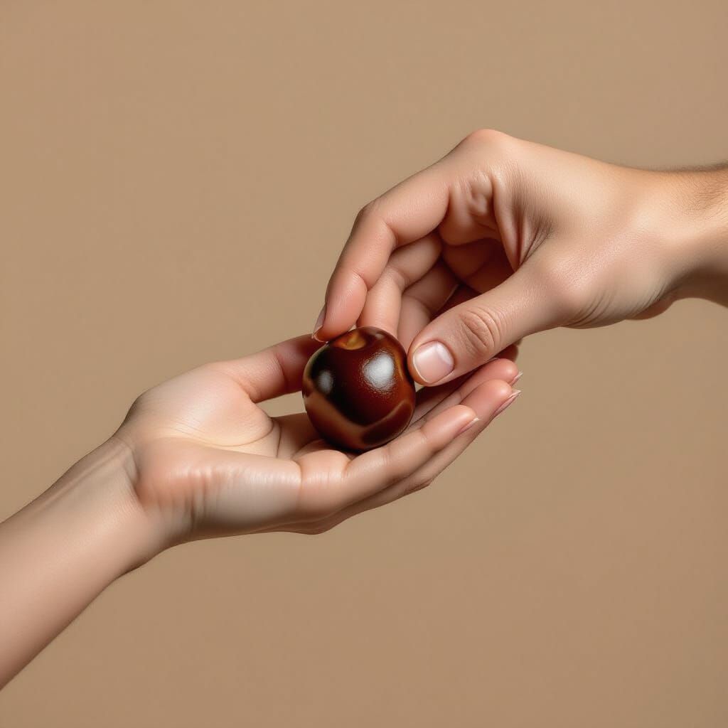 Tender Touch: Chestnut Exchange in Warm Light