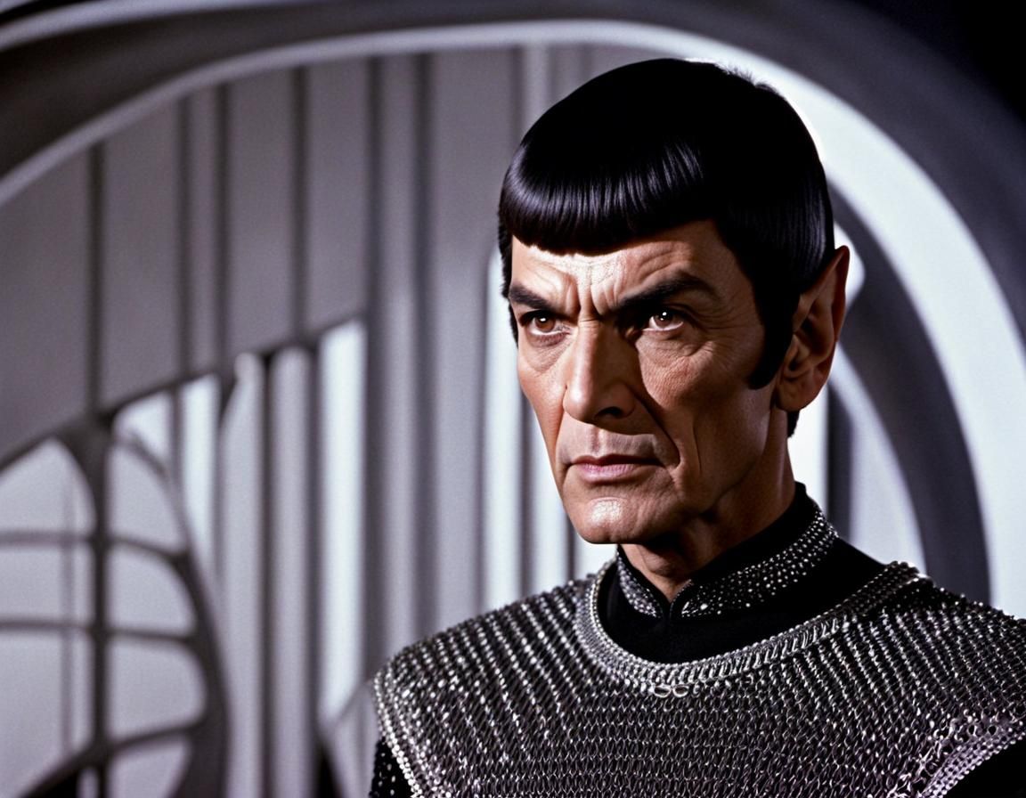 Detailed Romulan on Starship Bridge