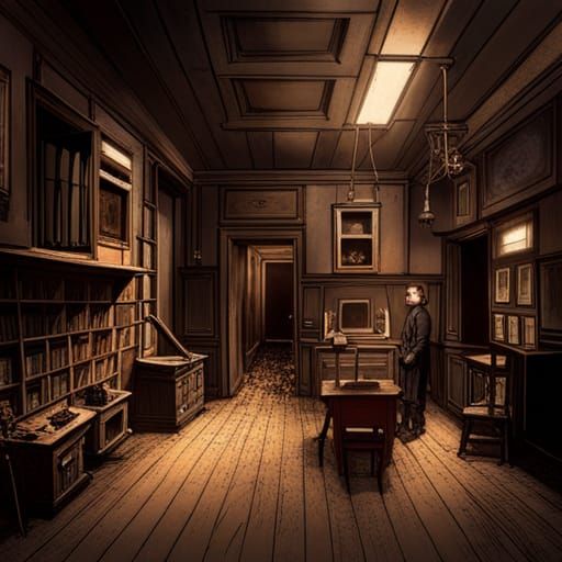 Whitechapel Boarding House Fire in Sinister Style