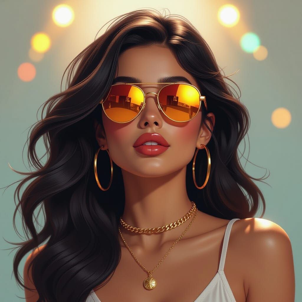 Concert Streaker in Art Nouveau Style