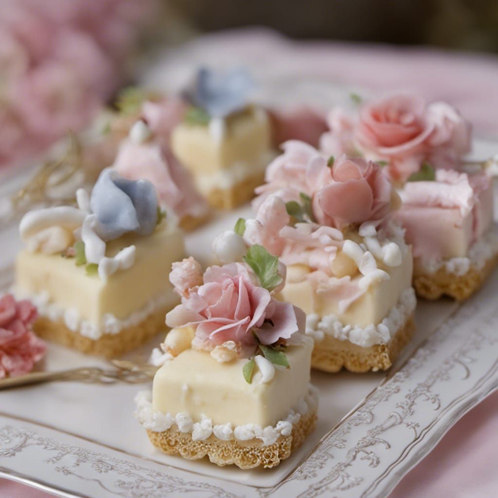 Rococo Petit Fours: A Digital Art Creation