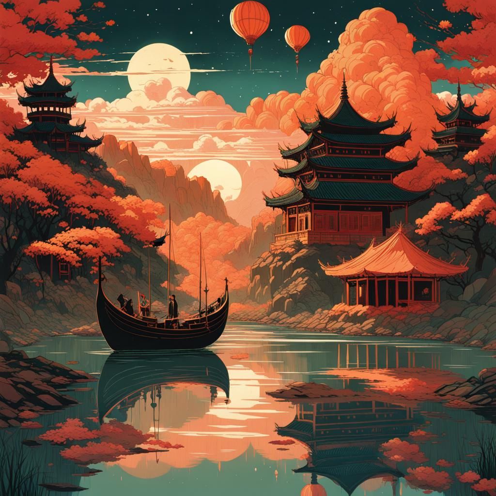 Abstract Digital Art Inspired by Rocha, Ngai and Mark