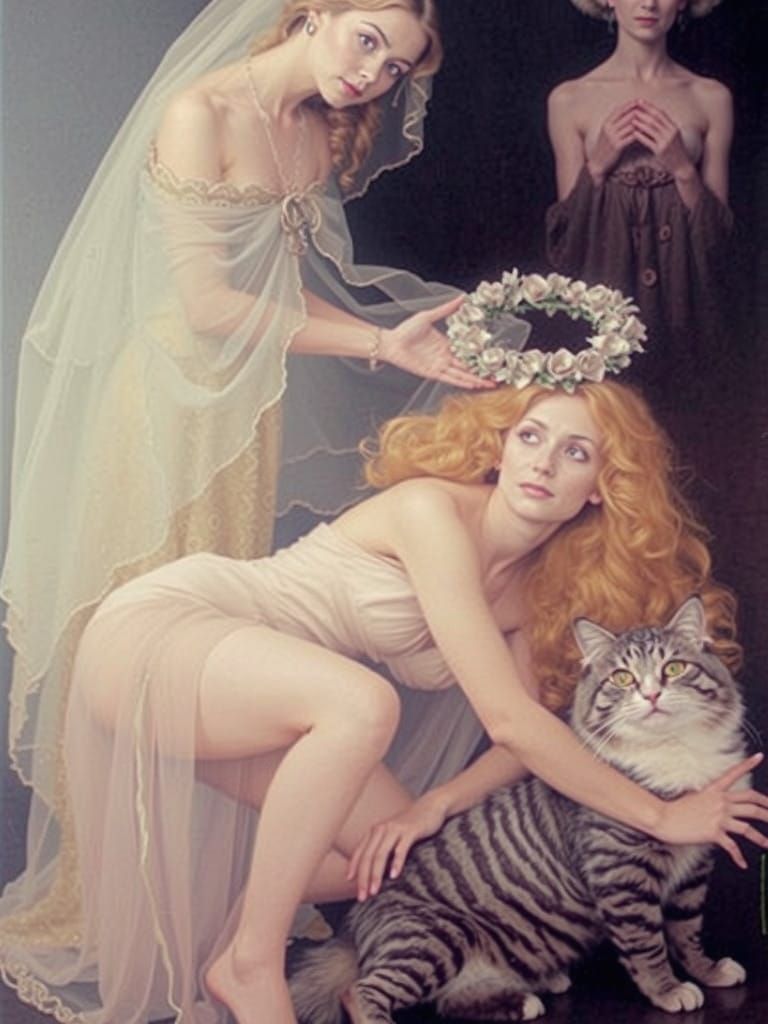 The crowning of the happy cat 2