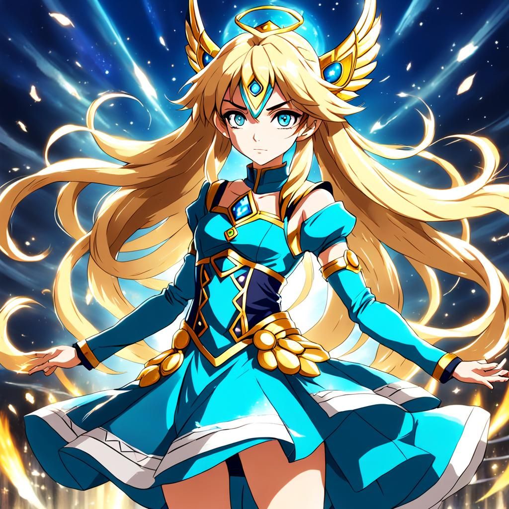Ilsa Lund as an anime goddess