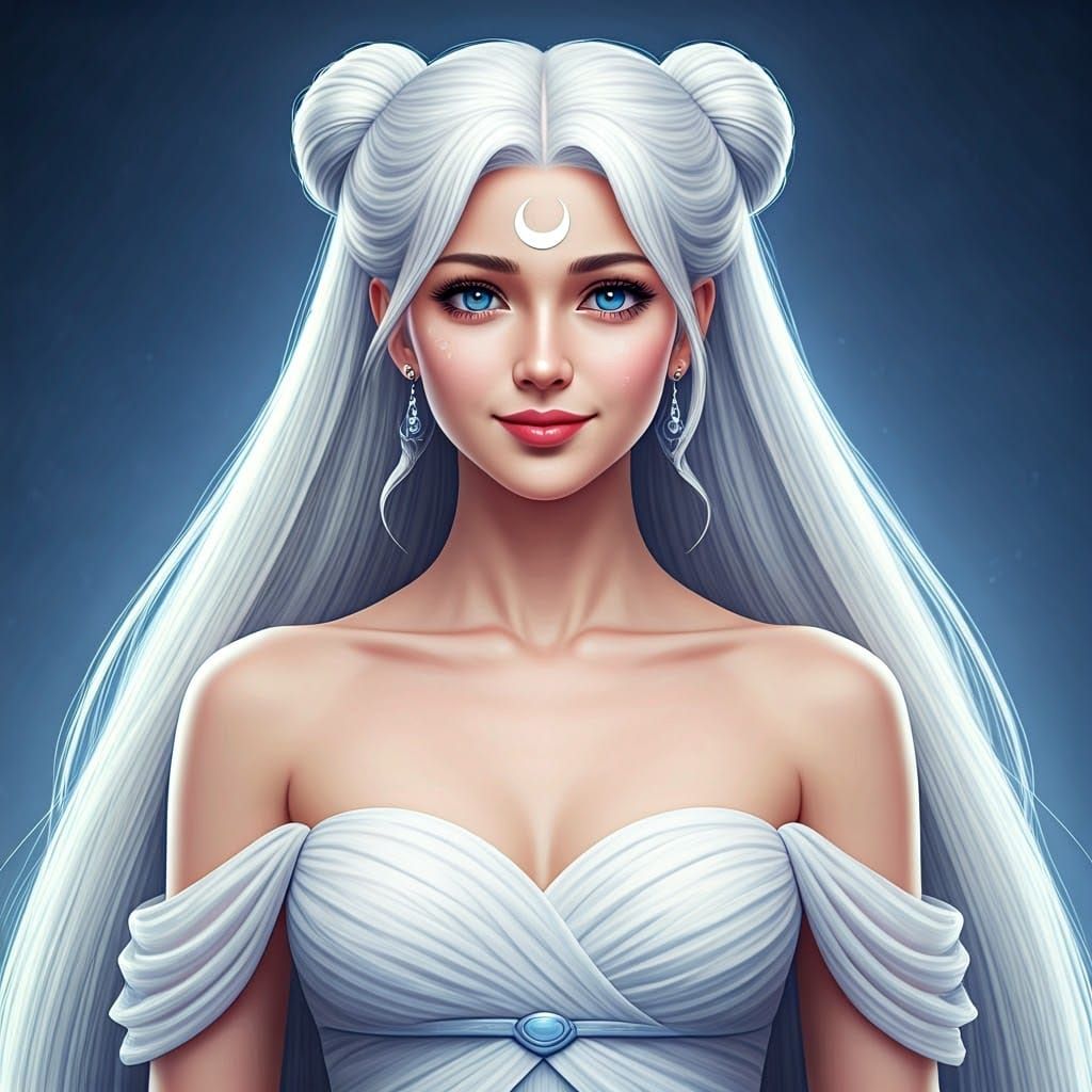 Regal Sailor Maiden in Whimsical Fantasy