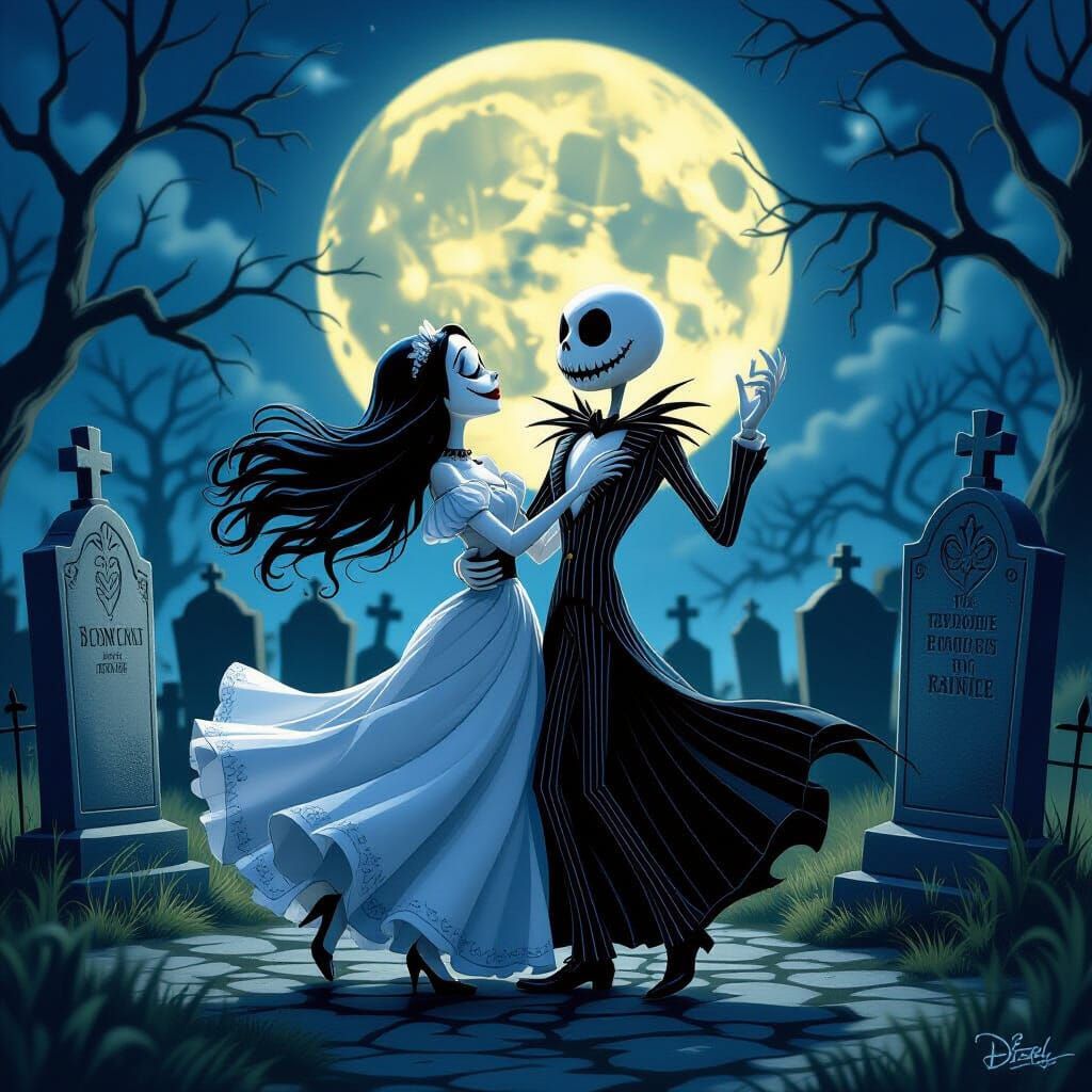 Jack and Sally's Gothic Graveyard Dance