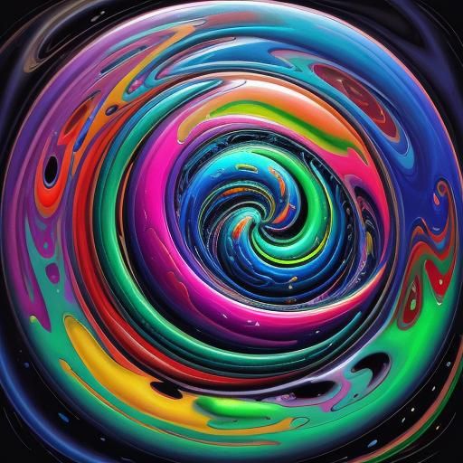 Luminous Serpent in Surrealist Style