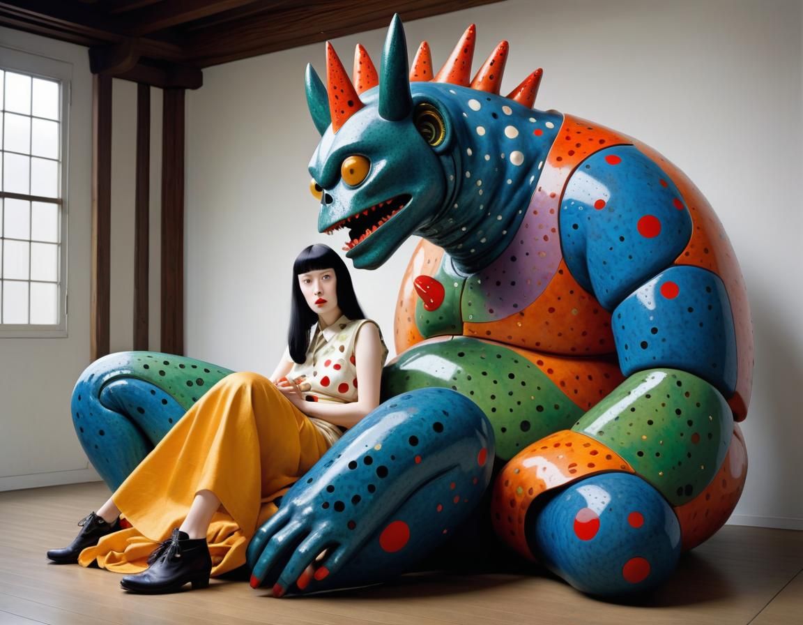 Godzilla Artwork Inspired by Surrealism