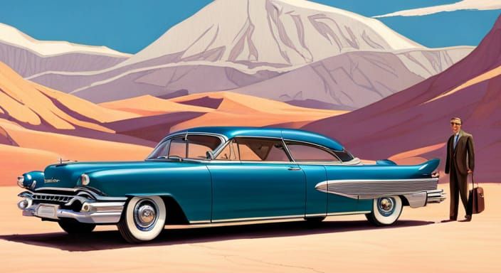 Futuristic Car with Advanced Technology