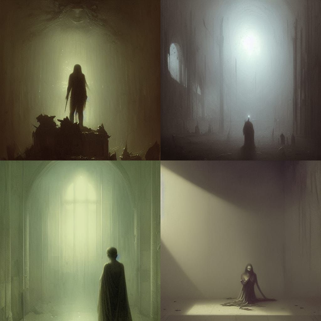 Emptiness and Sorrow in Engraving Style