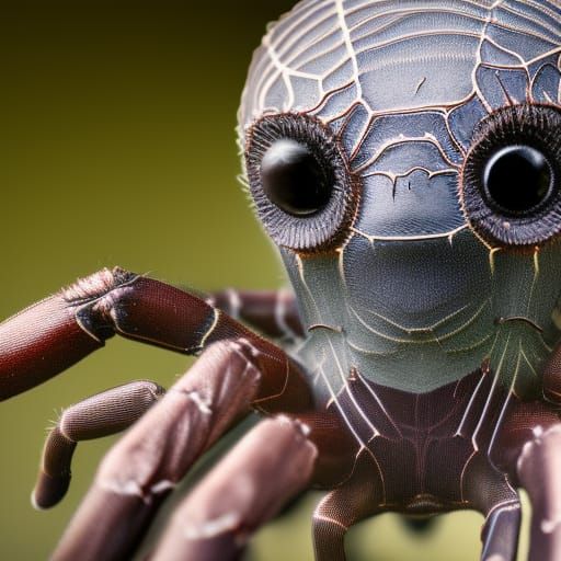 Hyperrealistic Arachnid-Human Hybrid in High Definition
