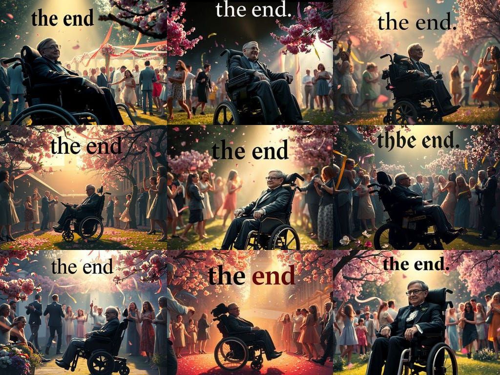 Cosmic Physicist Surrounded by Celestial Ominous Warning at ...