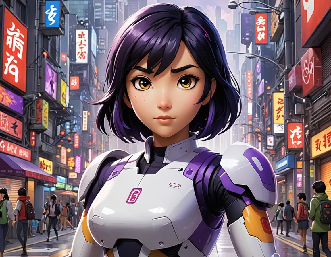 Gogo Tomago Anime Style Illustration