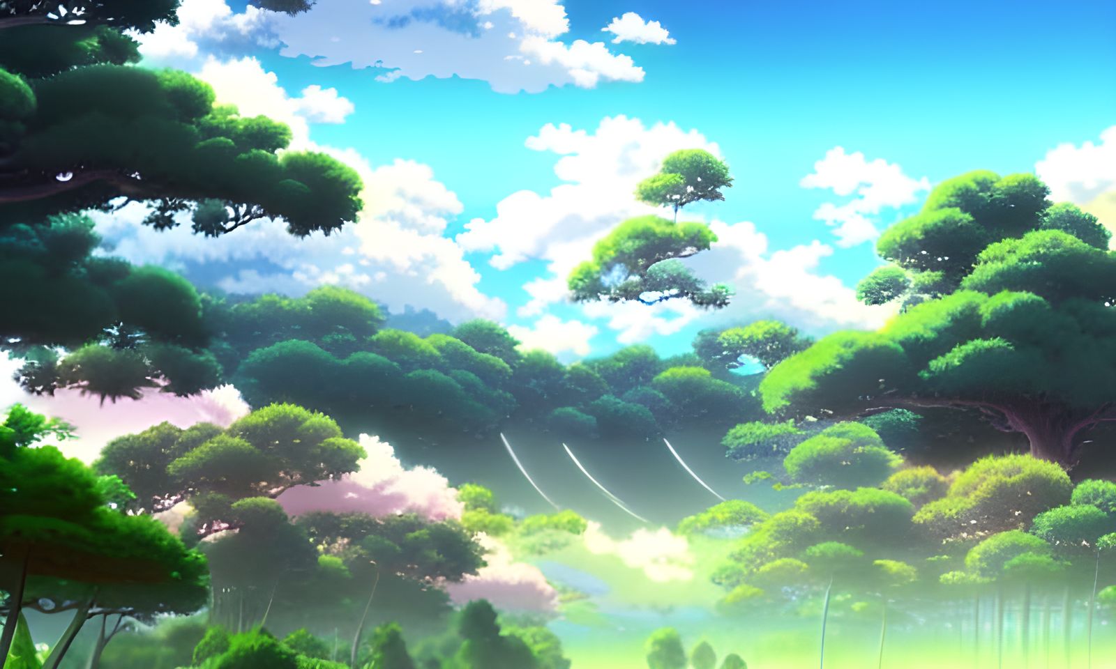 Enchanting Anime Plains with Magical Animals
