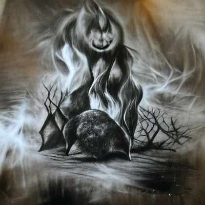 Glowing Jack-o'-Lantern for Samhain