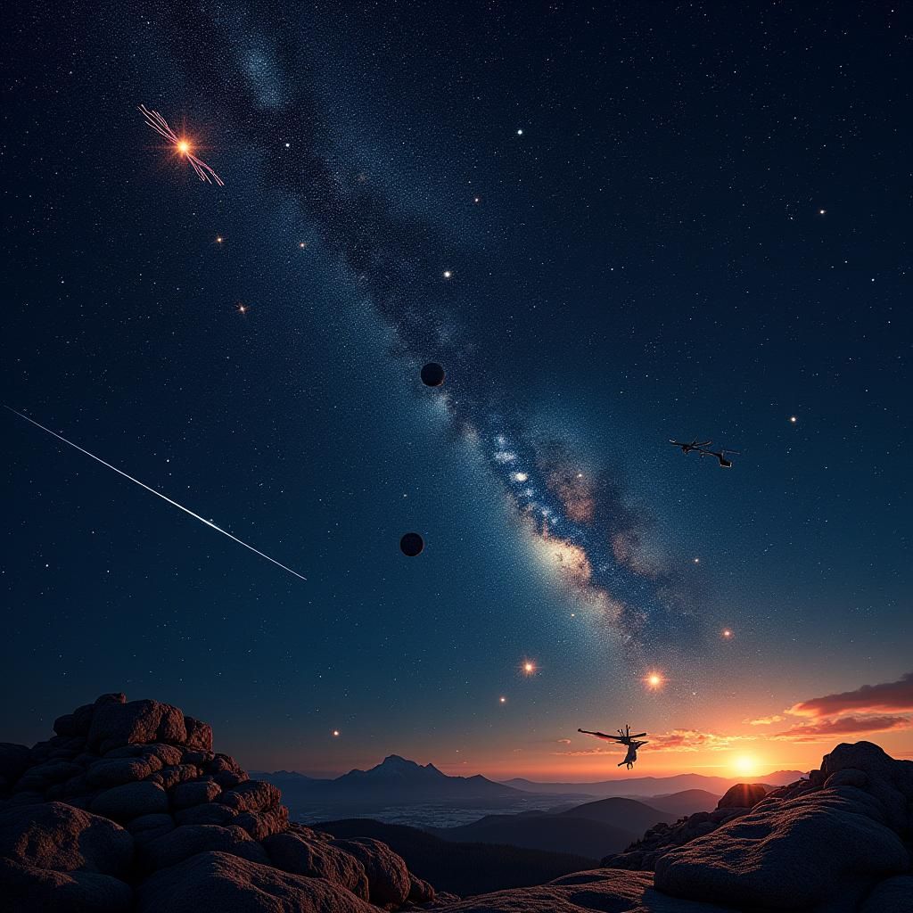 Musical Constellations Honor Composers in Starry Sky