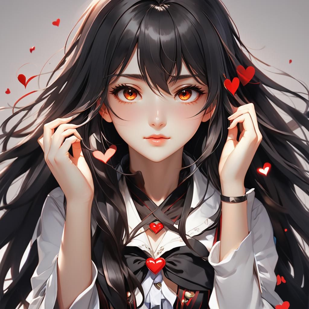 Highly Detailed Anime Portrait in 3D Style