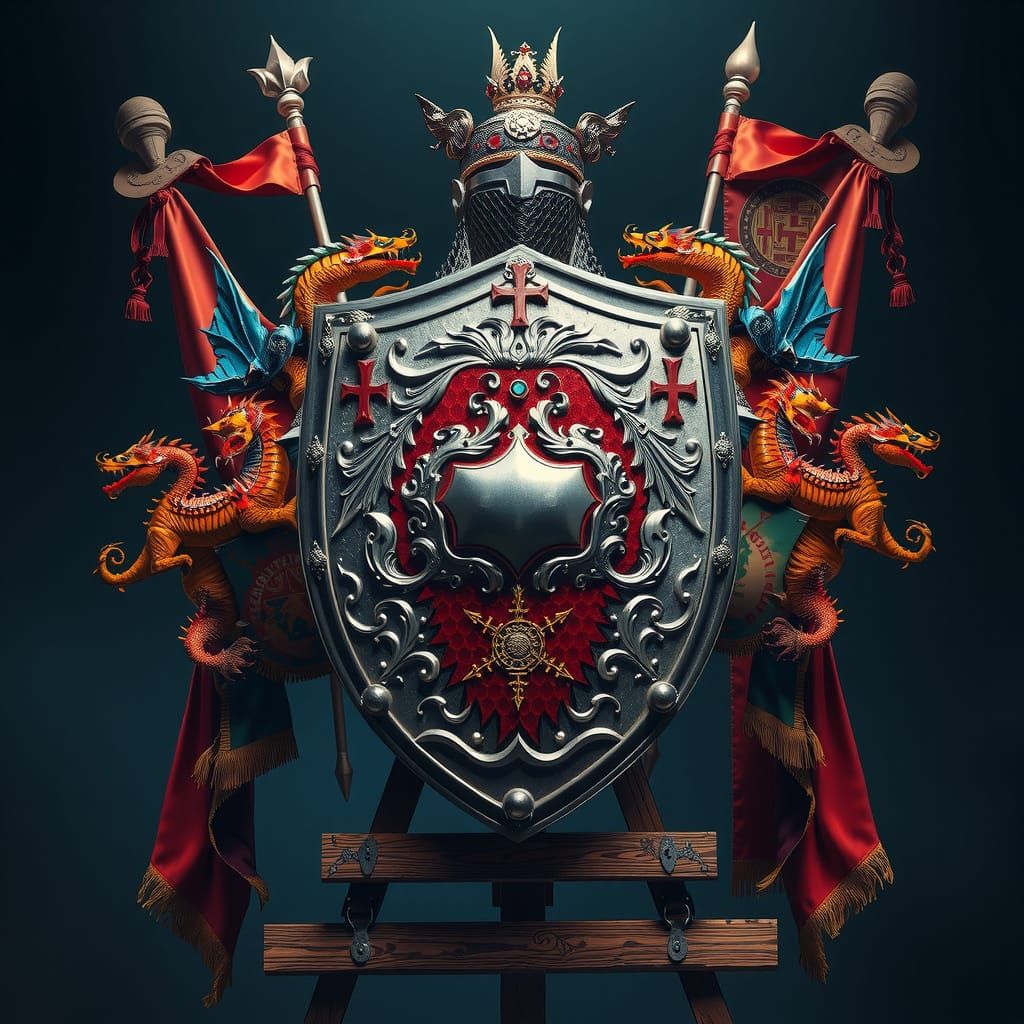 King of Dragons Lair in Hyperrealistic Digital Art