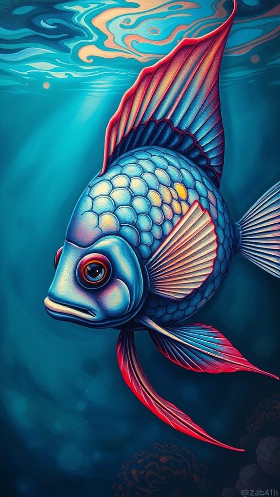 Pearl Fish Tranquility Rafael Santi complementary colors dee...