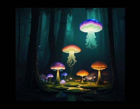 Jellyfish Floats Through Toadstool Forest: Beatrix Potter St...