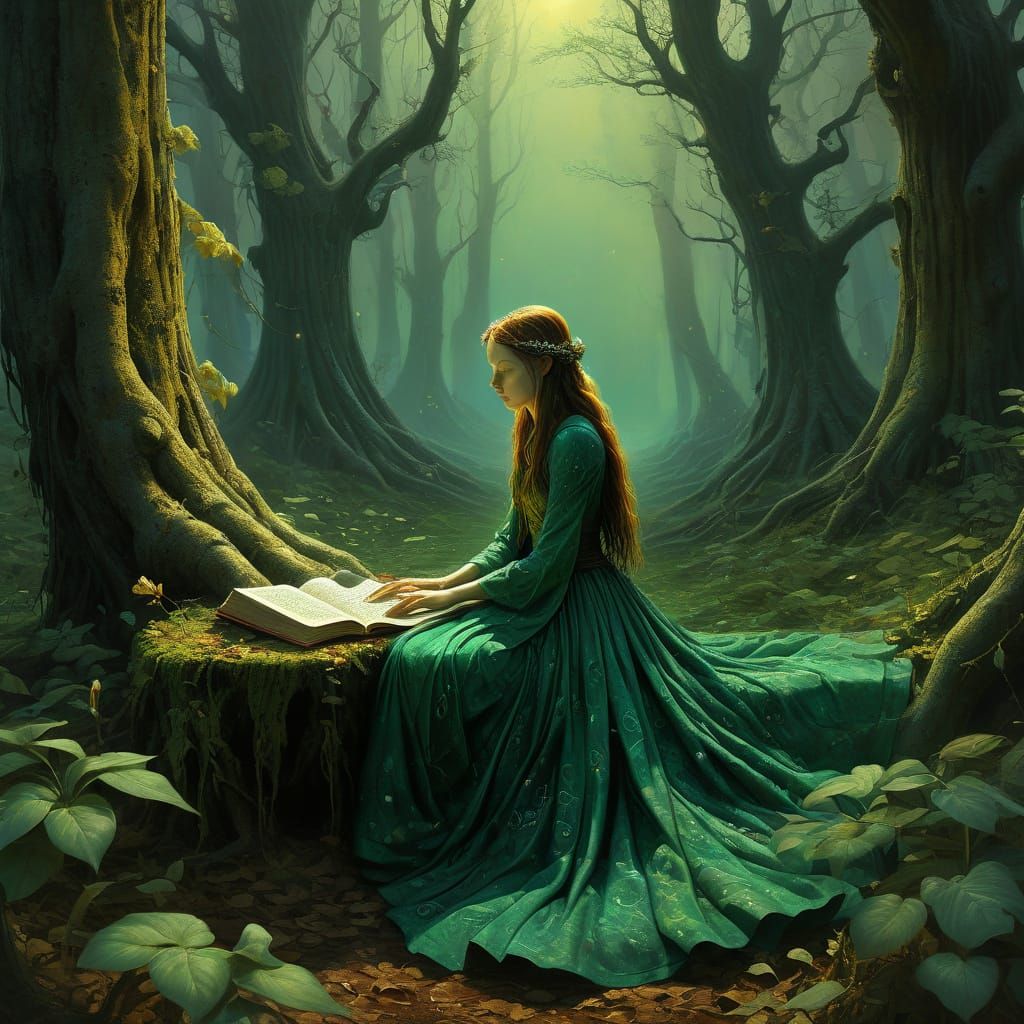 Mystical Fairy in Whimsical Forest Realm