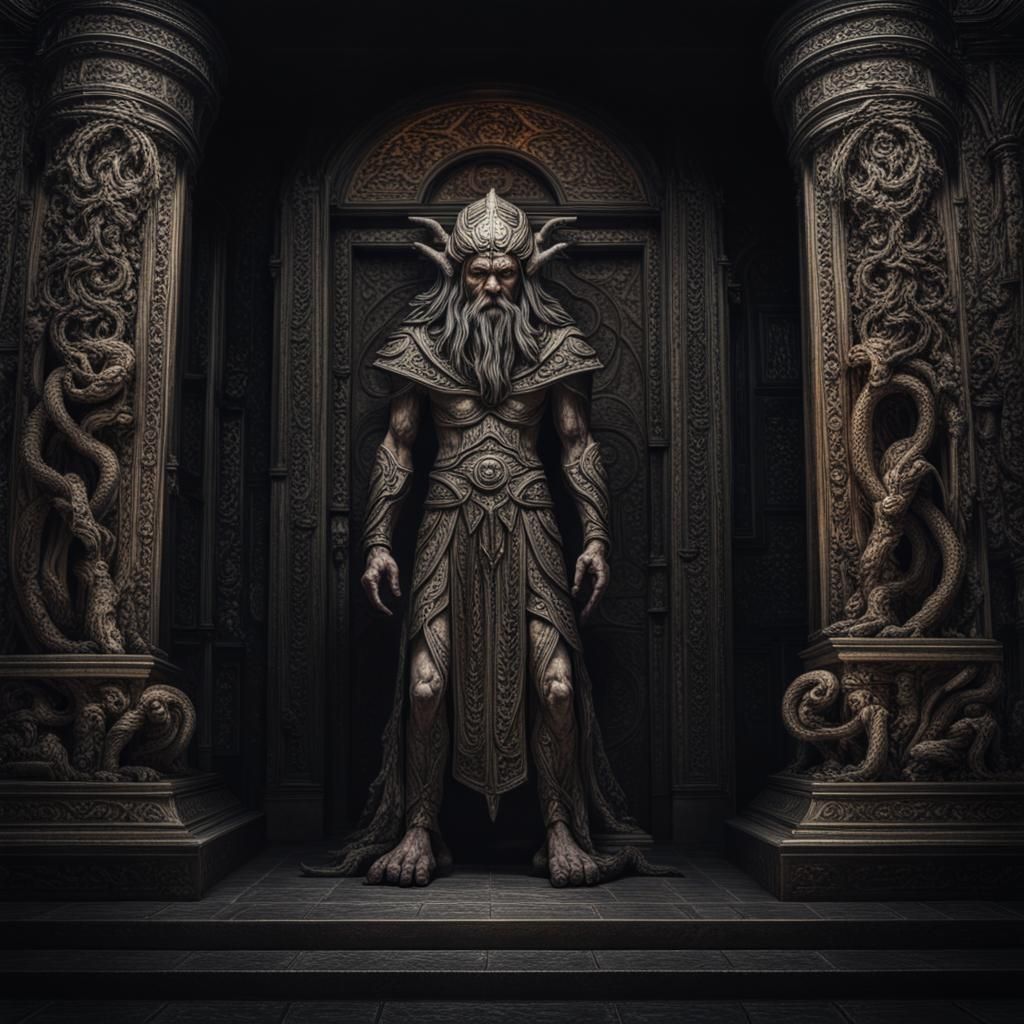 Hyperrealistic Old God: The Gatekeeper, The Watcher