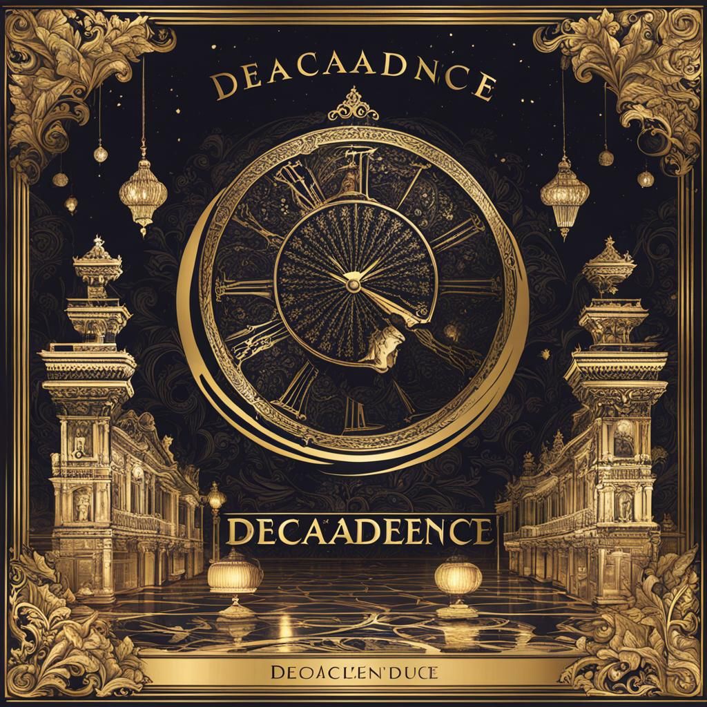 Abstract Decadence AI Interpretation