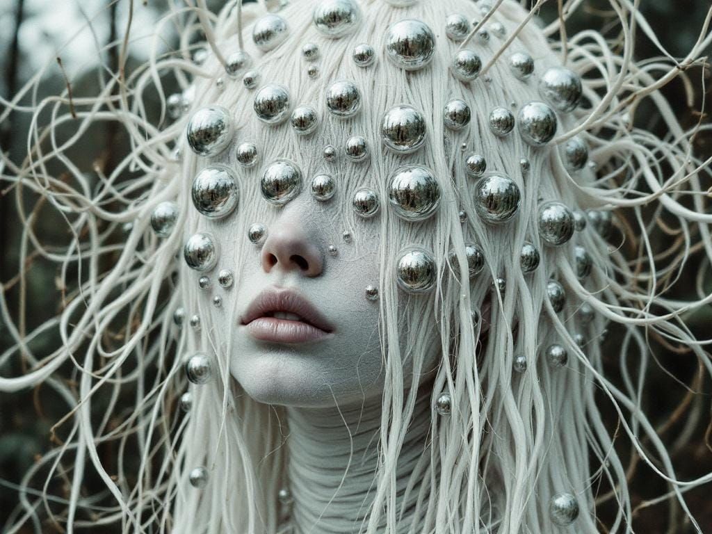 She's Hollow - Mirrors on Nature Mock Her Embodied Ivory-Whi...