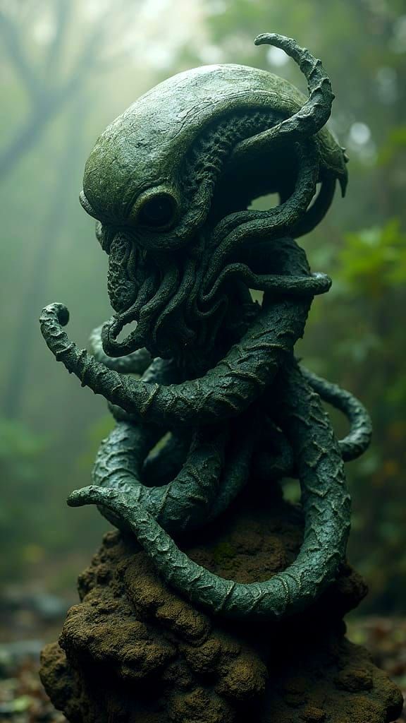 Eldritch Surreal Sculpture Defies Gravity and Physics
