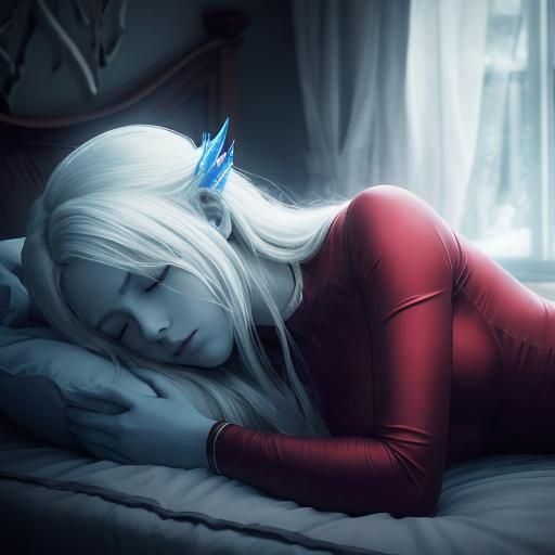 Demon Lich Waking Up: Dreamlike Surrealist Photography