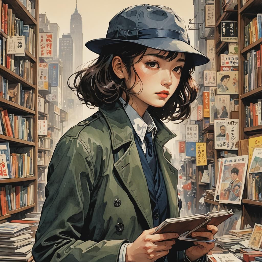 Artist AI Detective Novel Cover