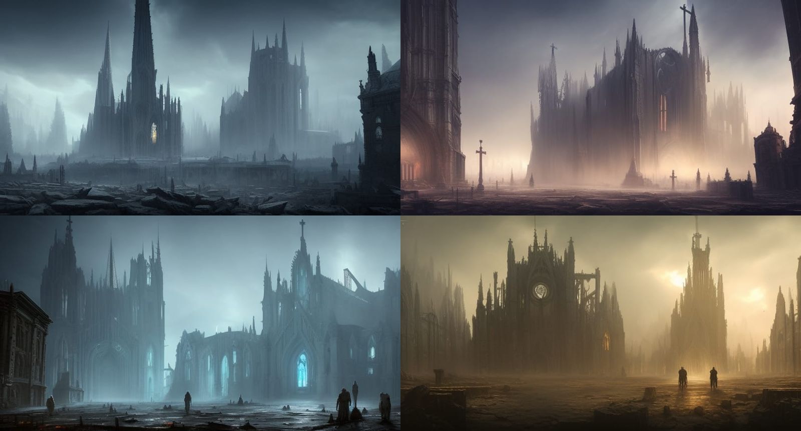 Post-Apocalyptic Cathedral in Unreal Engine 5