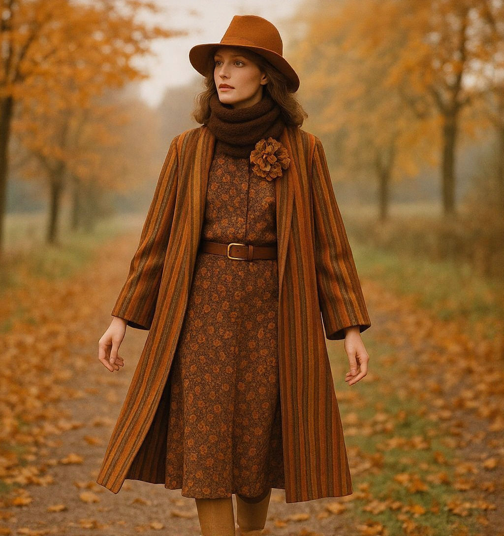 1970s Autumn Fashion by Lagerfeld for Chloé