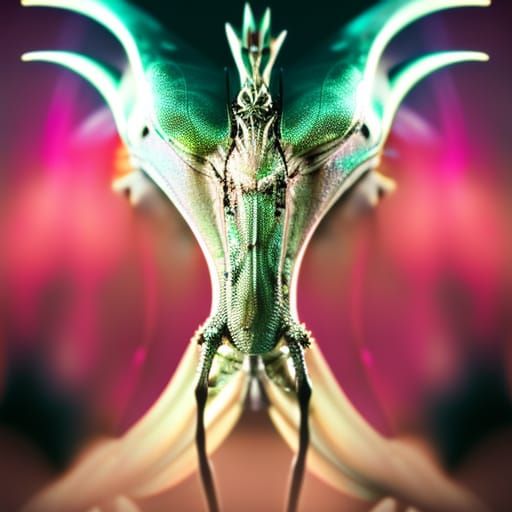 Alien Queen: Intricate Fine Art Photography