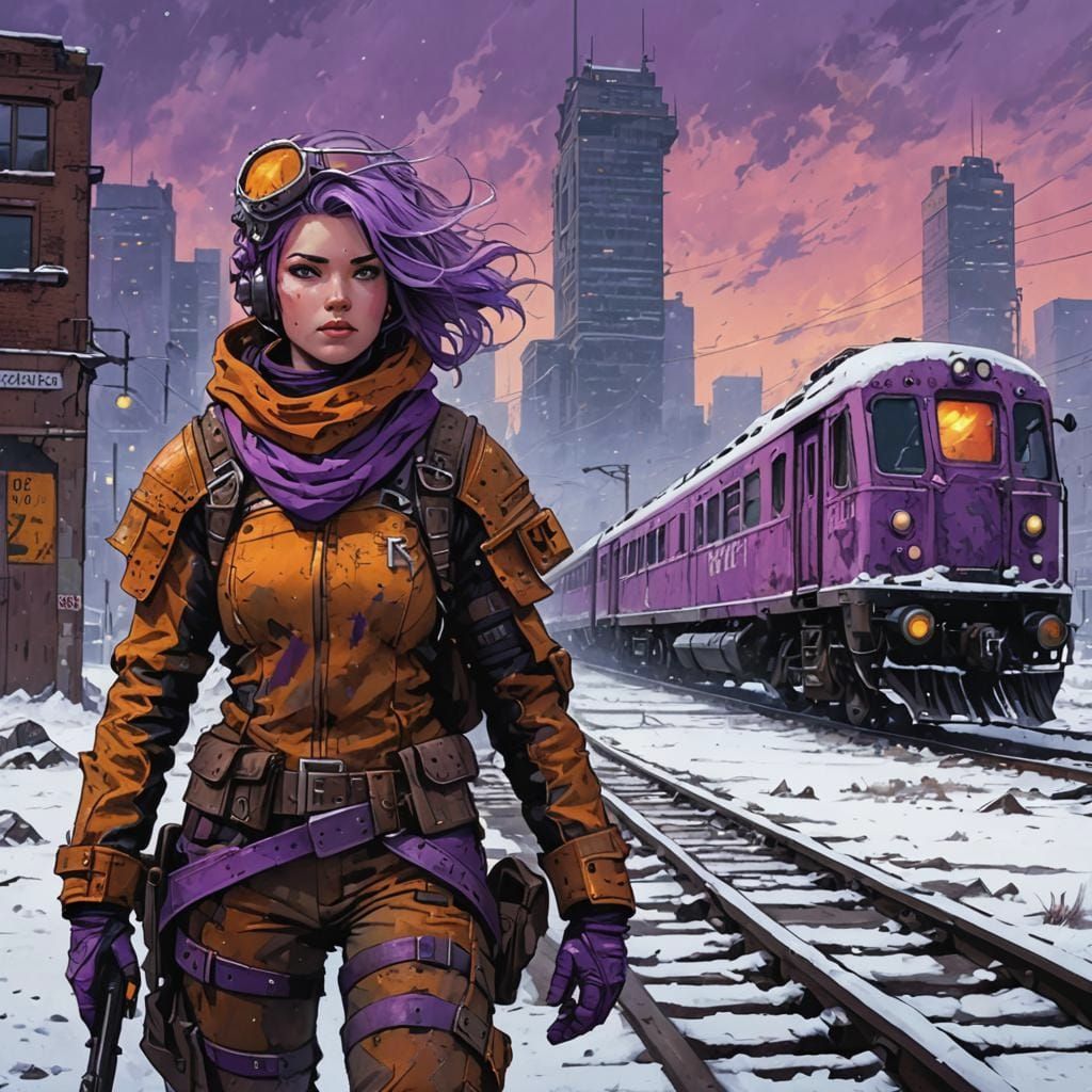 Post-Apocalyptic Winter Comic Art
