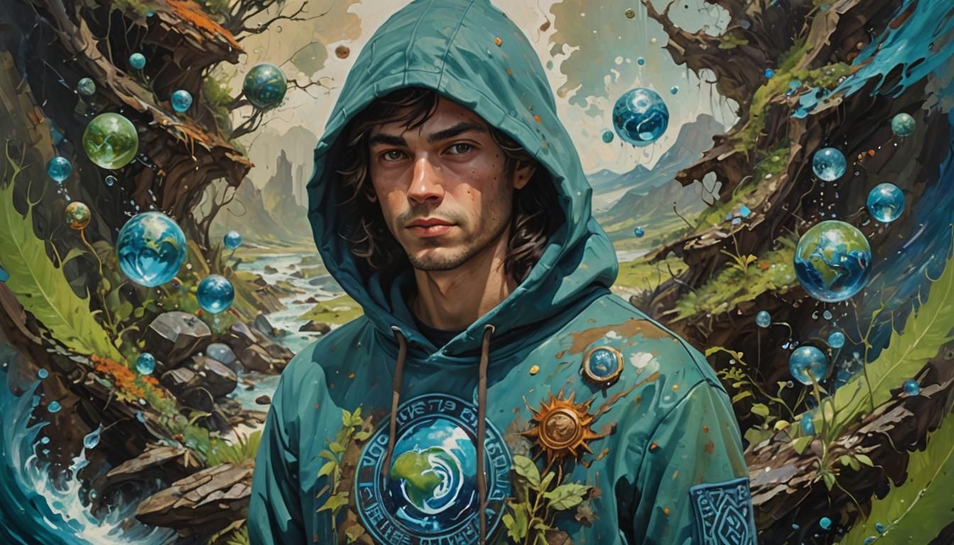 Elemental Fashion: Earth, Water, and Air in Oil Painting