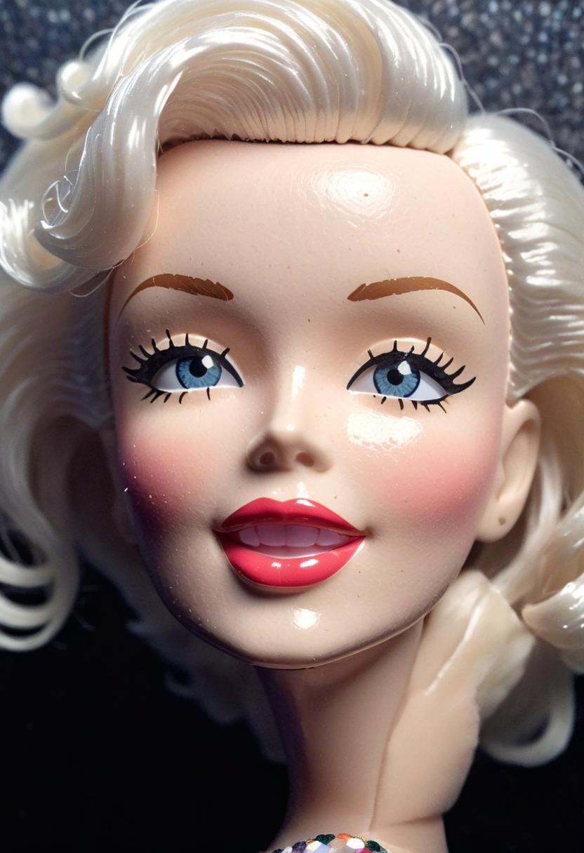 Barbie Doll as Marilyn: 60s Fashion Photo