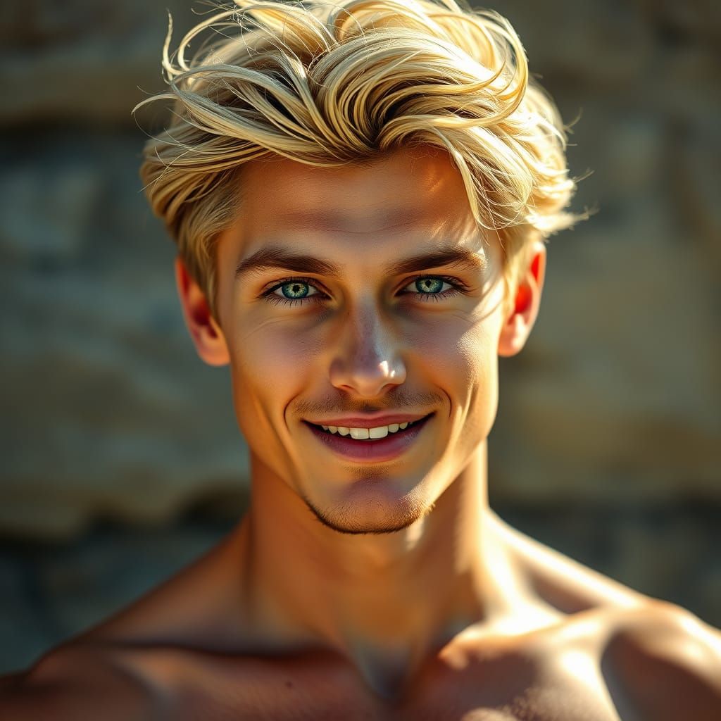 Classical Greek God of Summer Radiance
