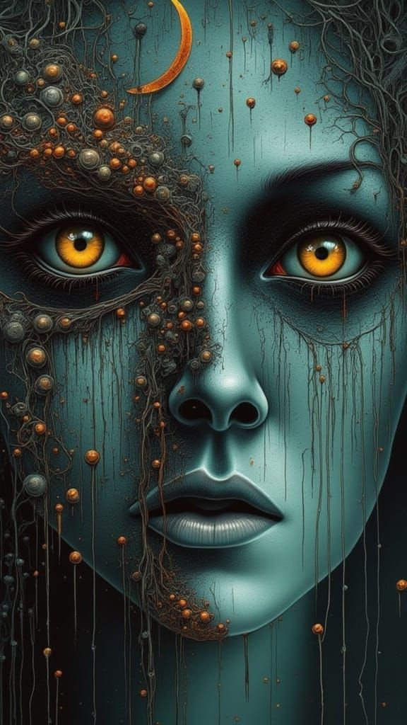 Surreal Mindscape Landscape with Illusionary Elements