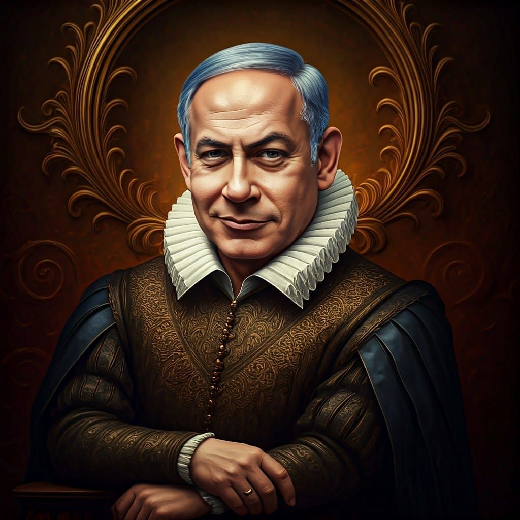 Renaissance Politician in Enchanted Attire