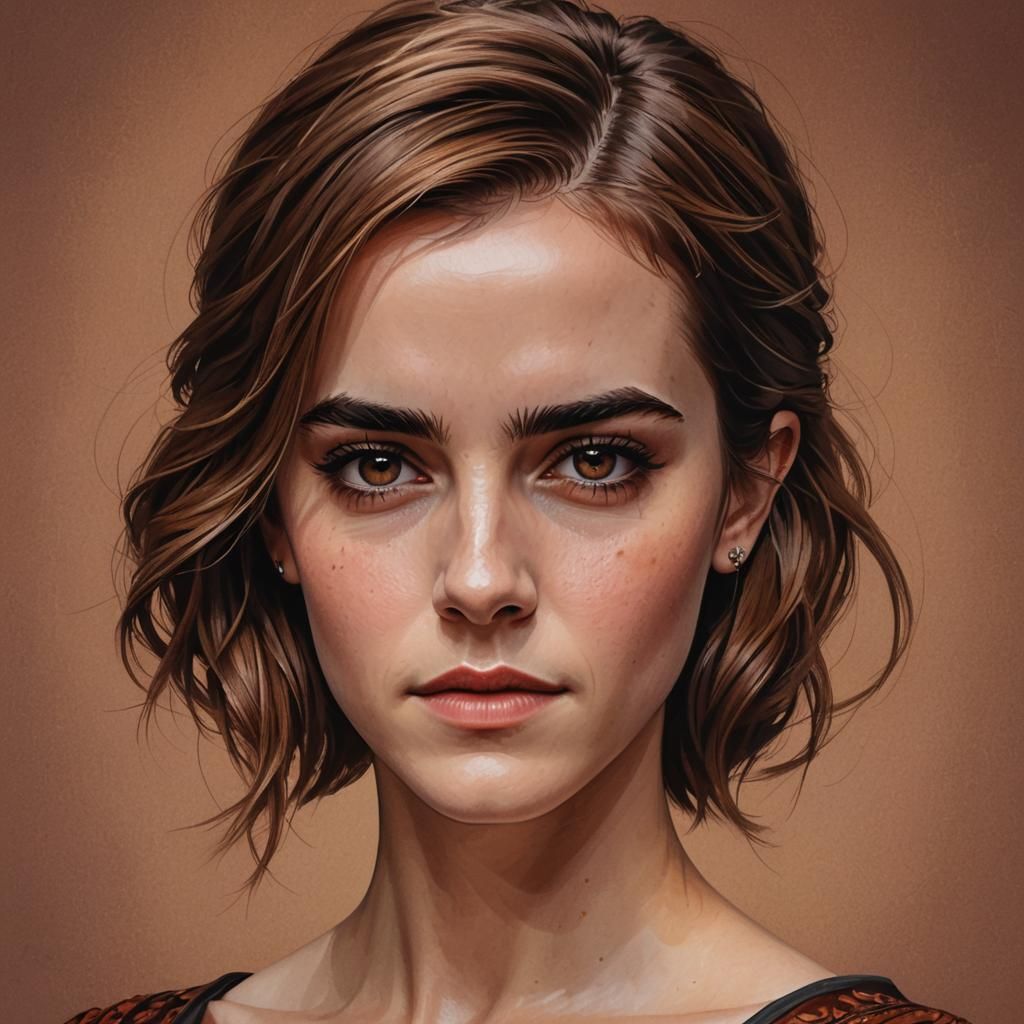 Striking Portrait of a Beautiful Woman in Hyperrealism