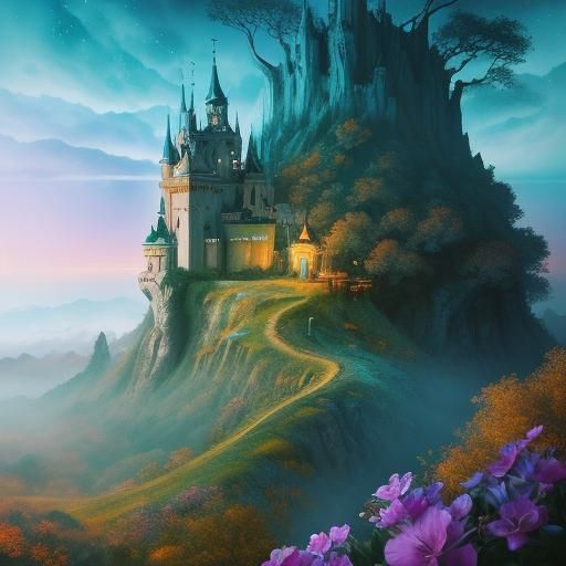 Mickey, Donald, and Goofy Explore Slovakia in Fantasy Art