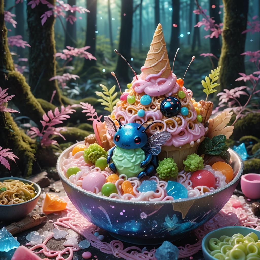 Bug's Fantasy Feast in Mystical Forest