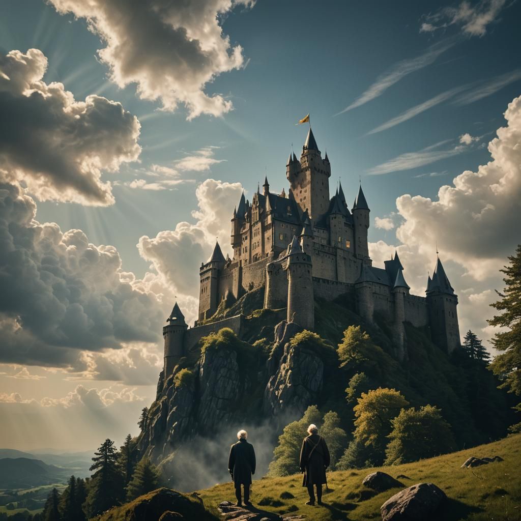 Castle in the Clouds: Cinematic Film Still