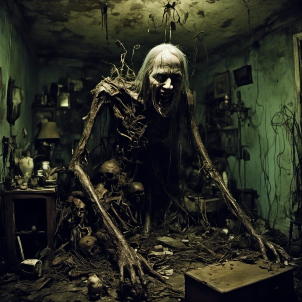 Nightmarish Monster Under Bed: A Childhood Fear