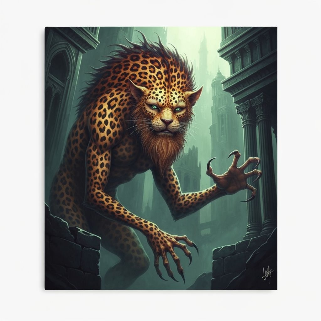 Leopard Print Lovecraftian Monster