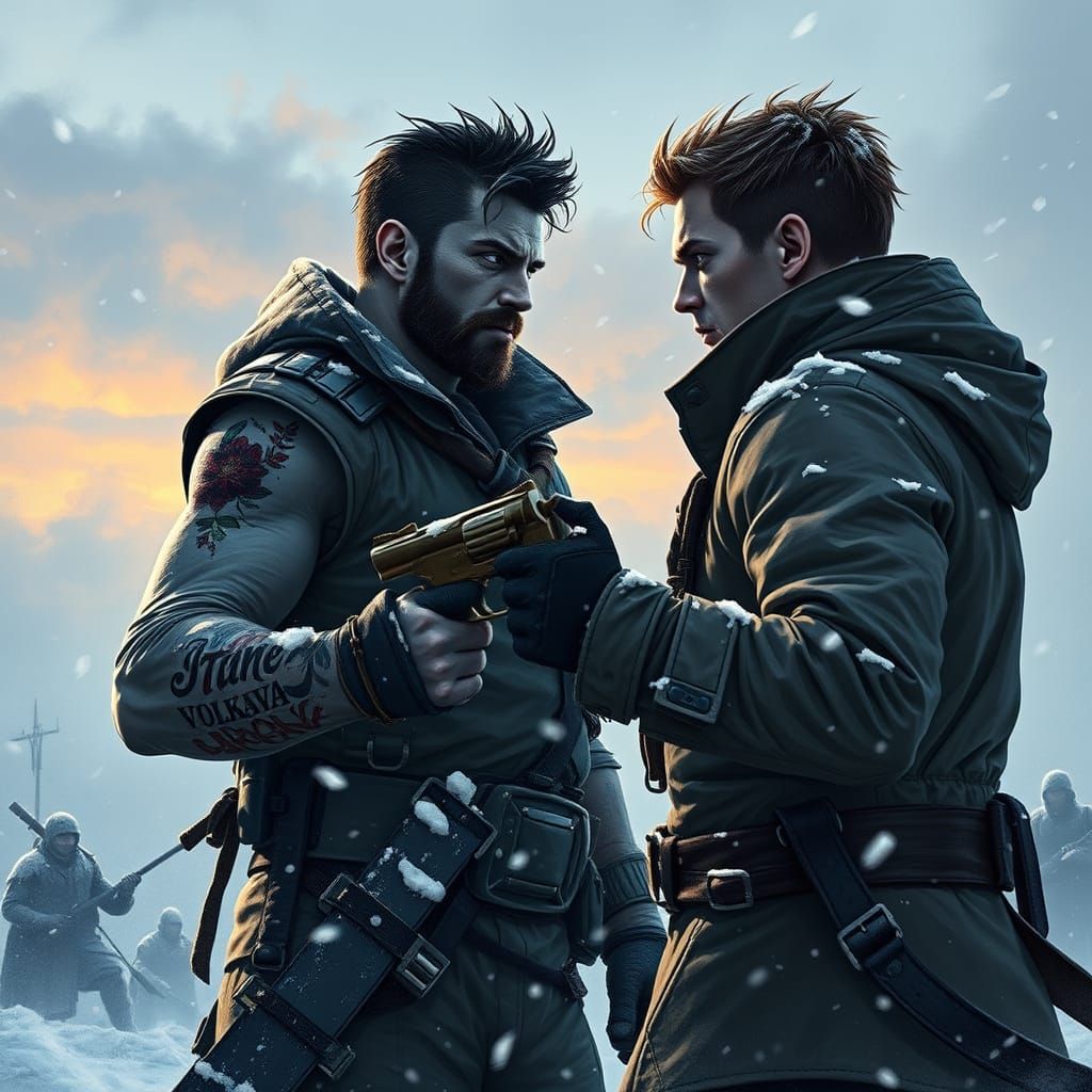 Siberian Assassin River Balto Confronts Logan Volkov in a Fr...